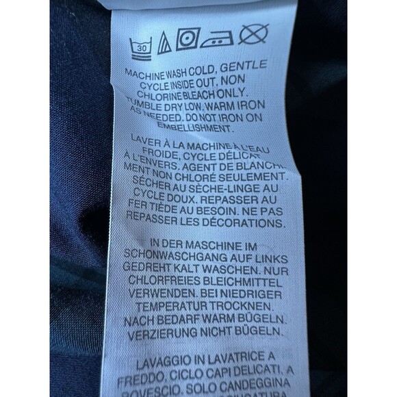 J. Crew Blue Green‎ Plaid Long Sleeve Shirt Beaded Pockets Women's SIZE 12 - Picture 9 of 11